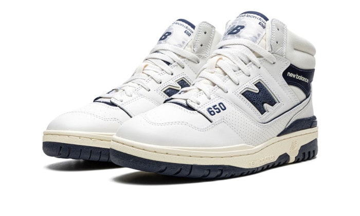 New Balance 650R Aime Leon Dore White Navy, White/Navy (BB650RD1)