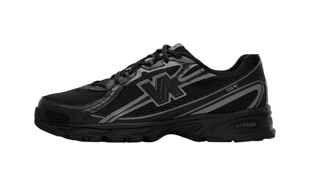 New Balance 740 Black Grey Lines
