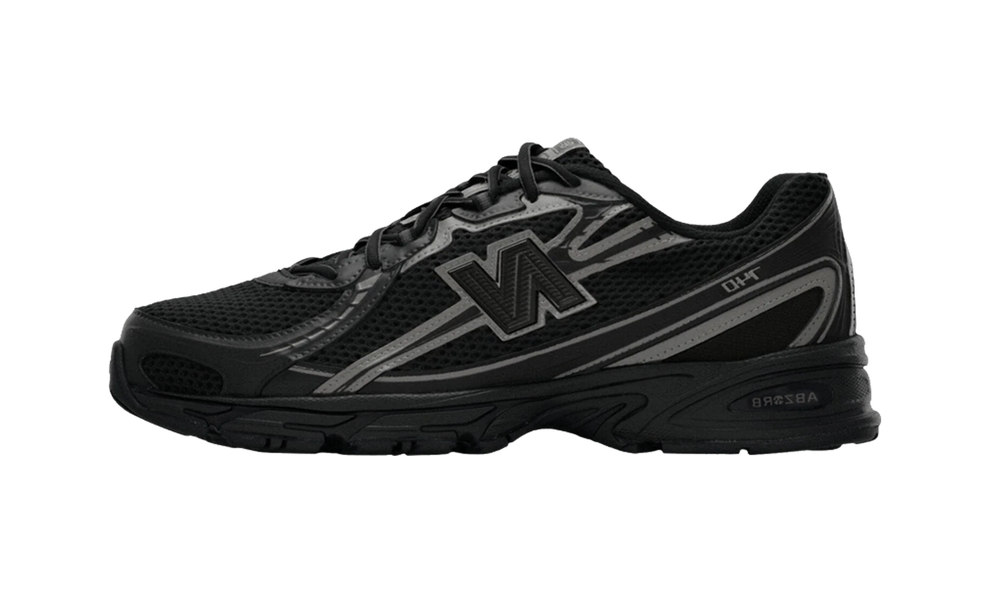 New Balance 740 Black Grey Lines
