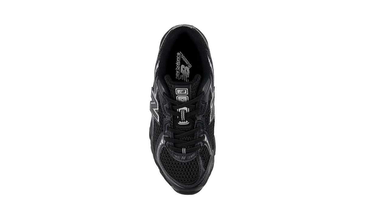 New Balance 740 Bungee Lace Black Grey Silver (PS)