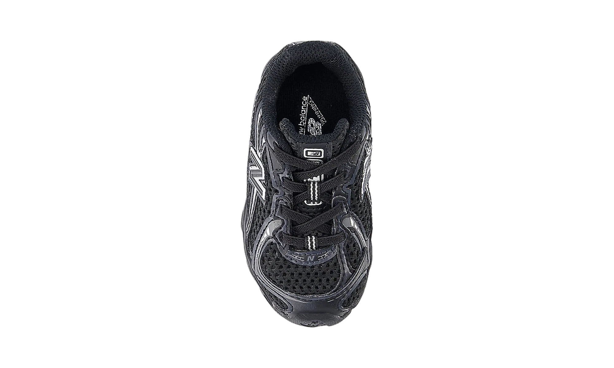New Balance 740 Bungee Lace Black Silver Metallic (TD)