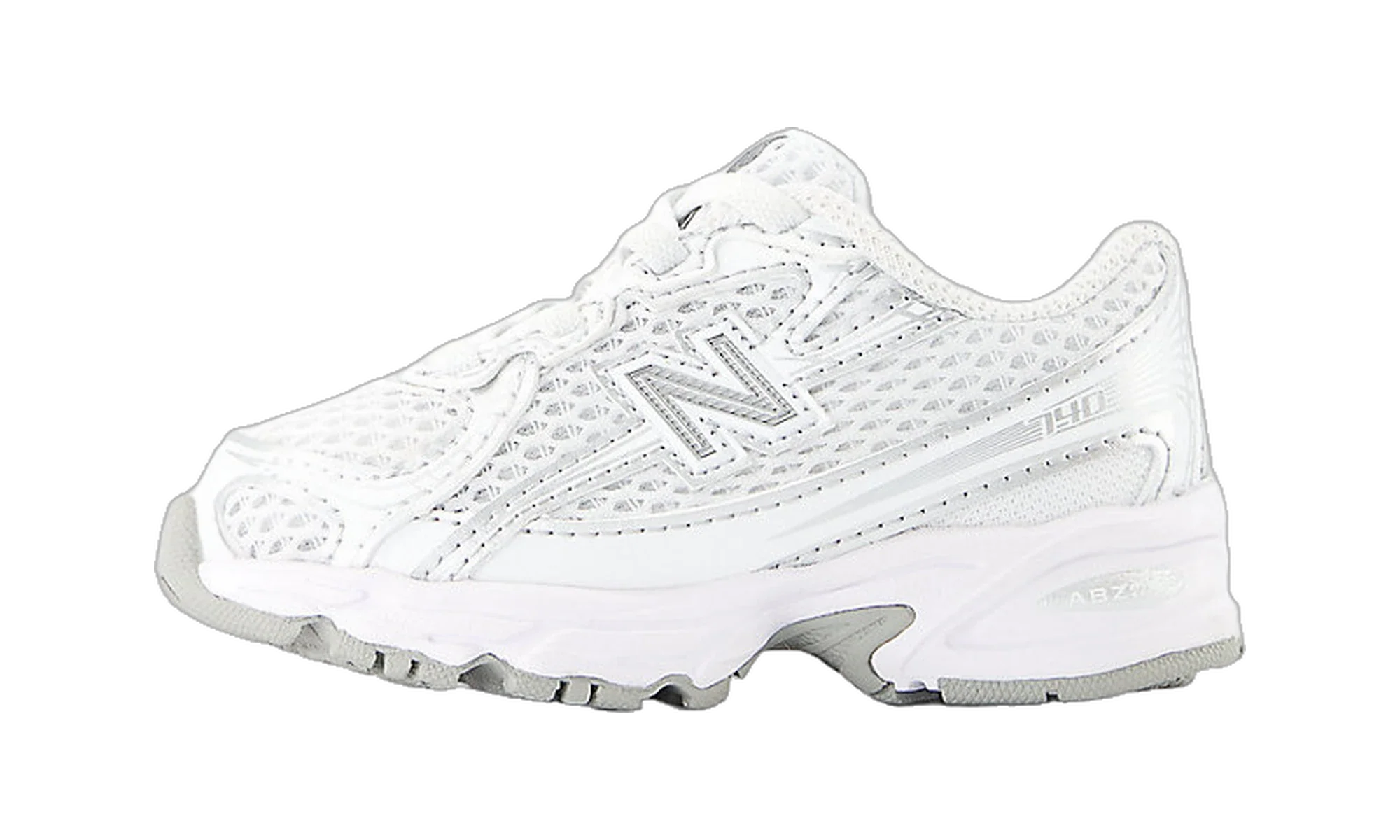 New Balance 740 Bungee Lace White Silver Metallic (TD)