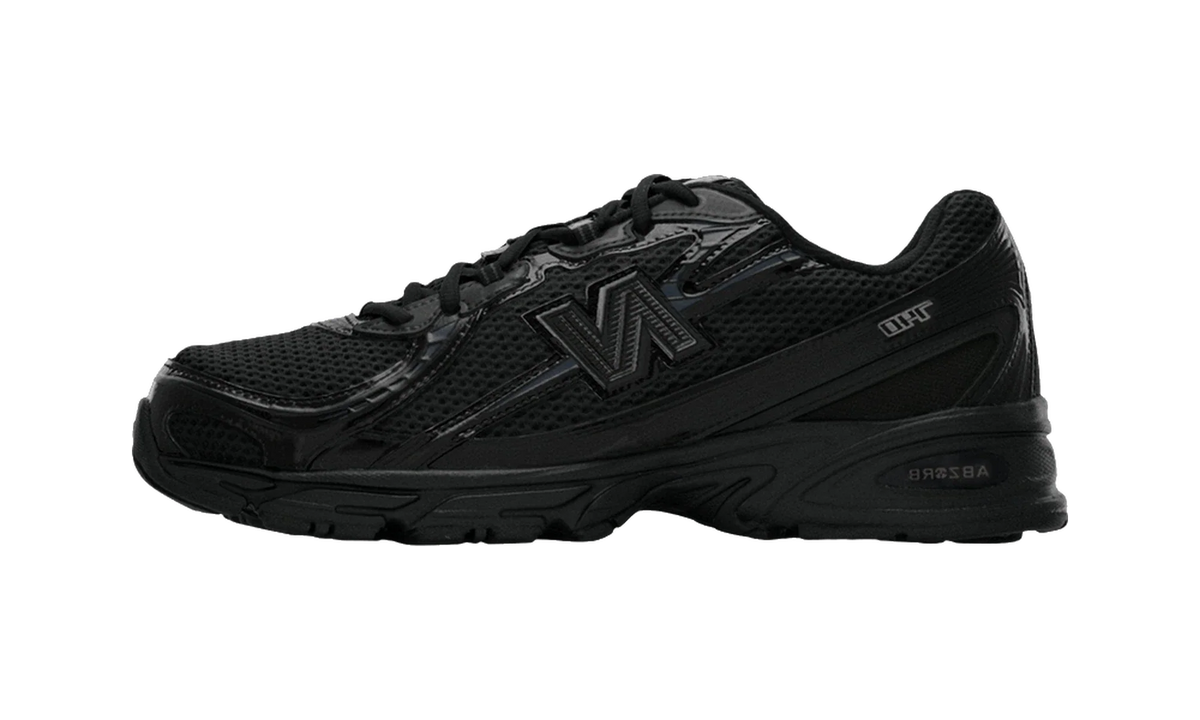 New Balance 740 Triple Black Patent