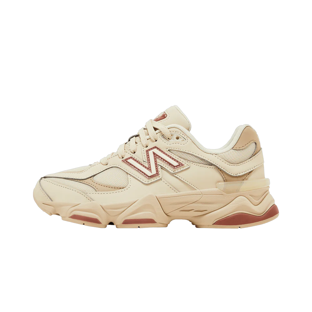 New Balance 9060 Bone Sparrow, Bone/Maroon (GC9060GC)