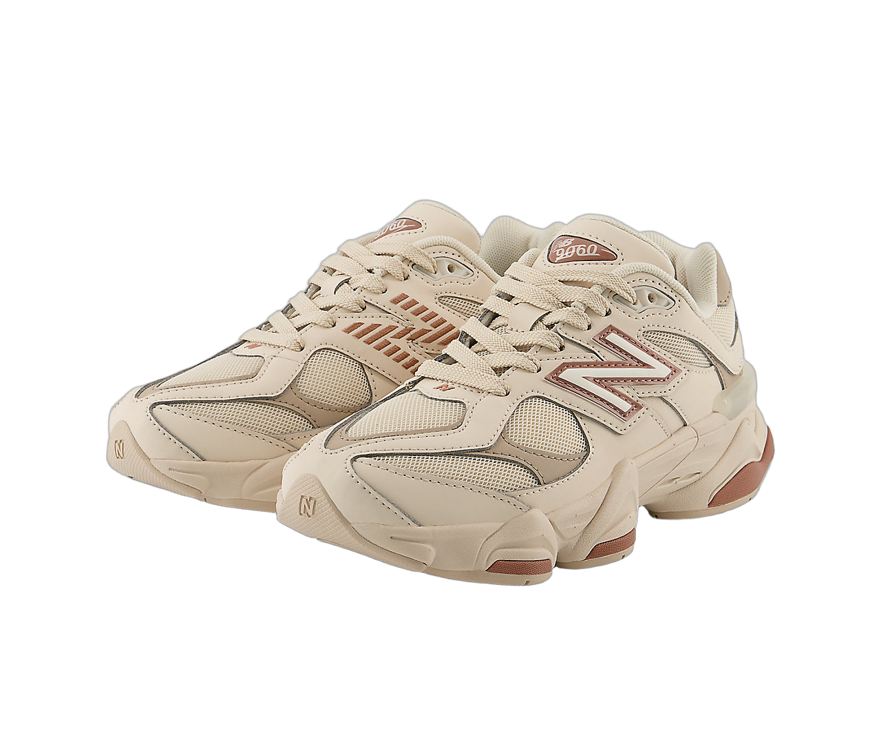 New Balance 9060 Bone Sparrow, Bone/Maroon (GC9060GC)