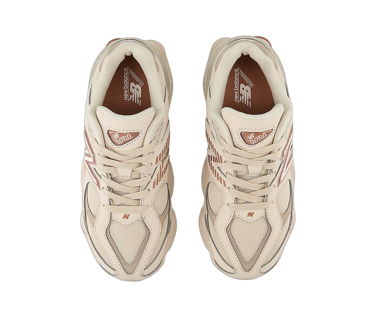 New Balance 9060 Bone Sparrow, Bone/Maroon (GC9060GC)