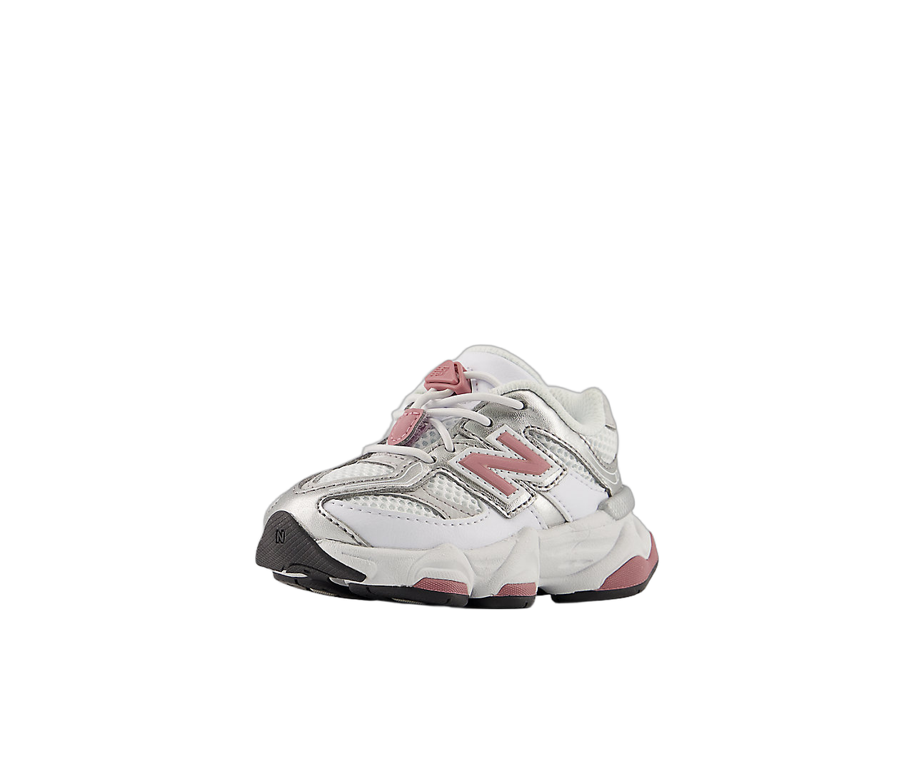 New Balance 9060 Bungee Lace White Rosewood Silver (TD)