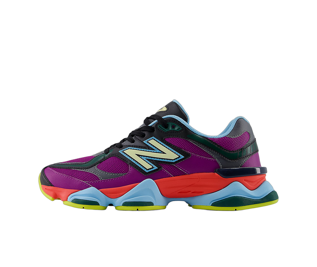 New Balance 9060 Neon Nights, Purple/Red/Blue/Black (U9060RPO)