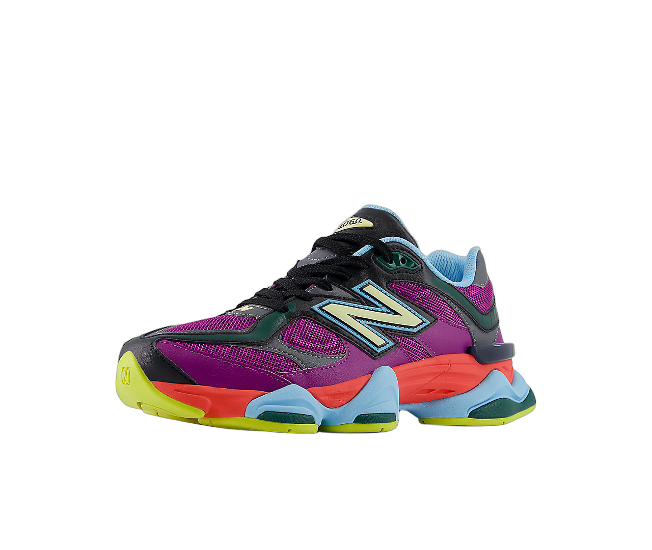 New Balance 9060 Neon Nights, Purple/Red/Blue/Black (U9060RPO)