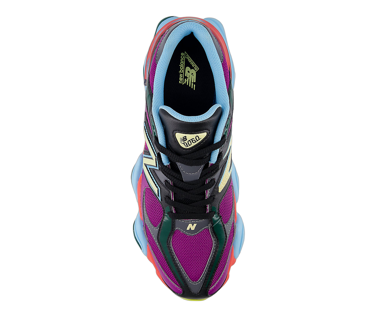 New Balance 9060 Neon Nights, Purple/Red/Blue/Black (U9060RPO)