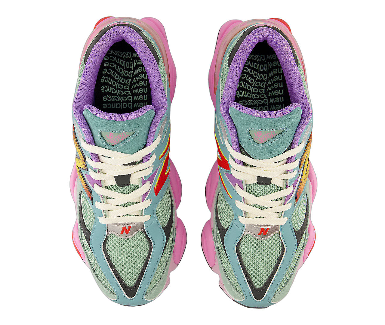 New Balance 9060 Warped Multi-Color, Green/Red (U9060WRB)