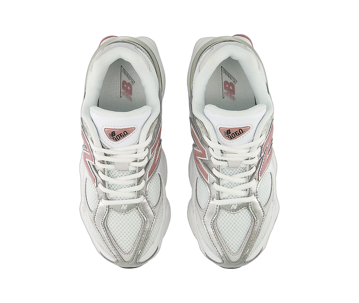 New Balance 9060 White Rosewood Silver
