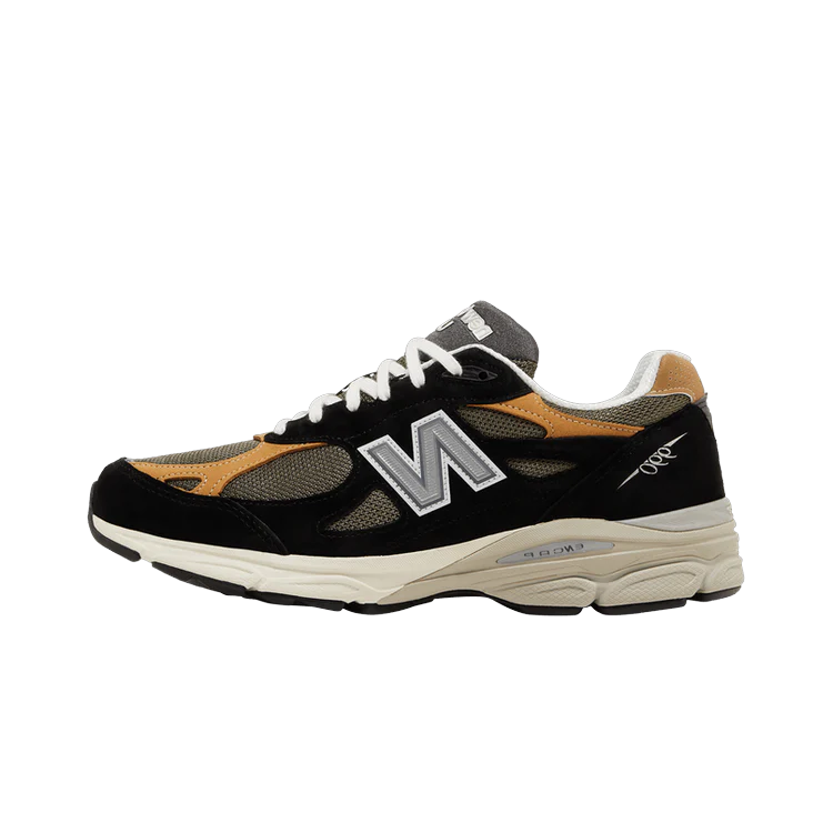 New Balance 990v3 MiUSA Black Tan, Black/Tan (M990BB3)