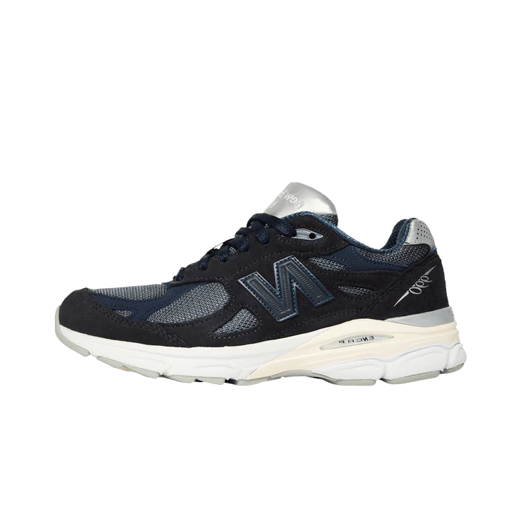 New Balance 990v3 MiUSA Kith Genesis, Navy/Navy/Cream (M990KI3)