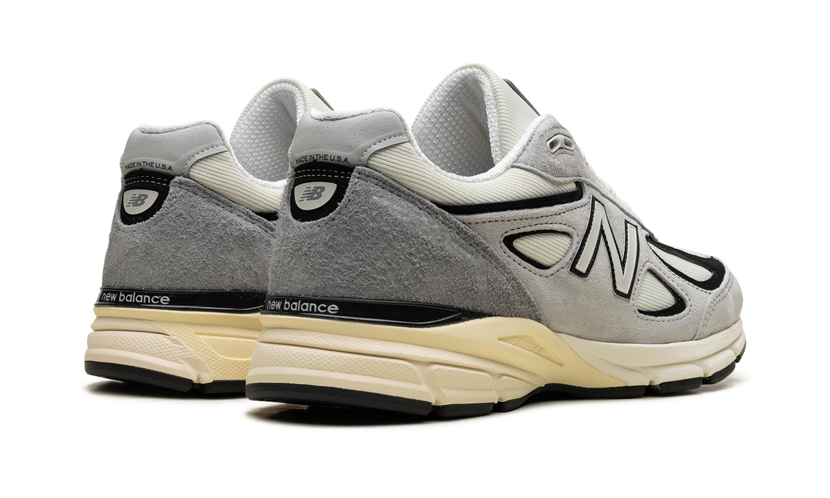 New Balance 990v4 MiUSA Teddy Santis Grey Black Cream