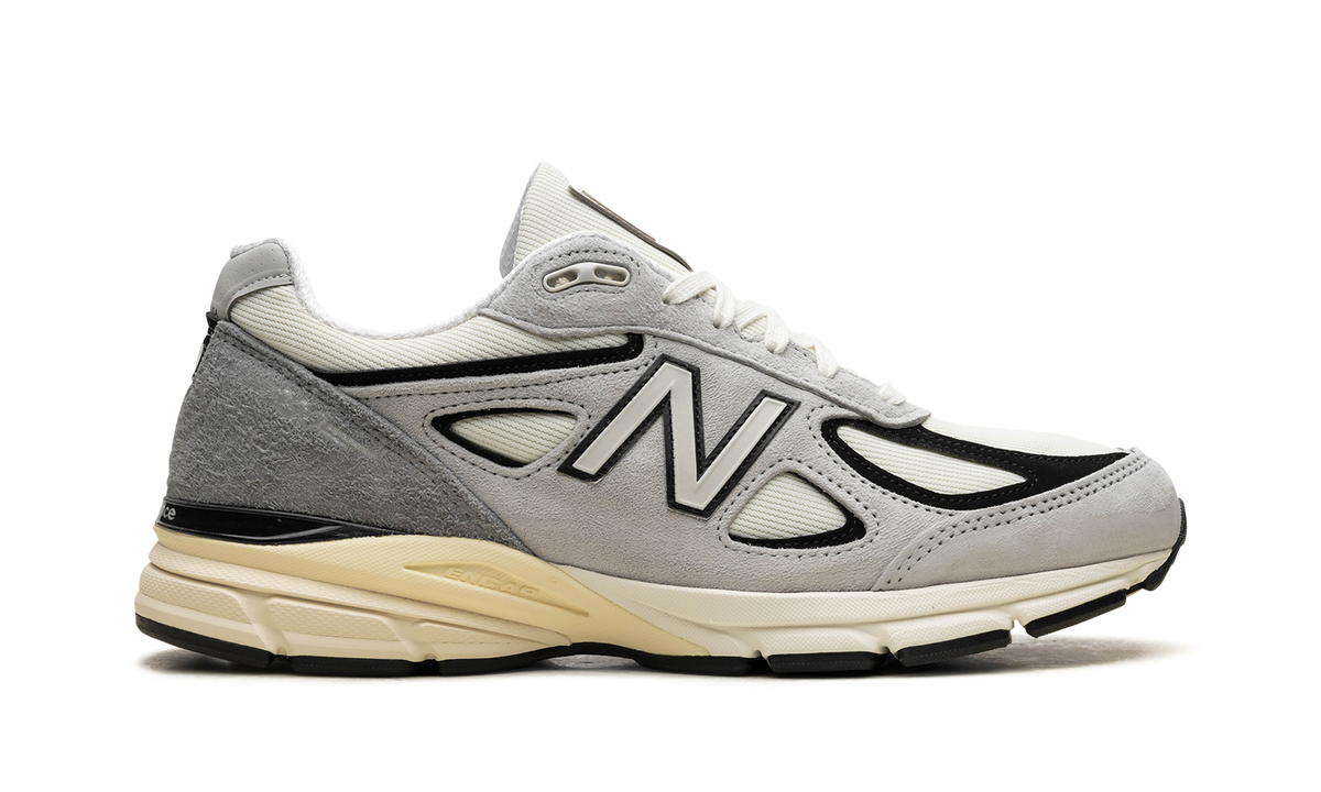New Balance 990v4 MiUSA Teddy Santis Grey Black Cream
