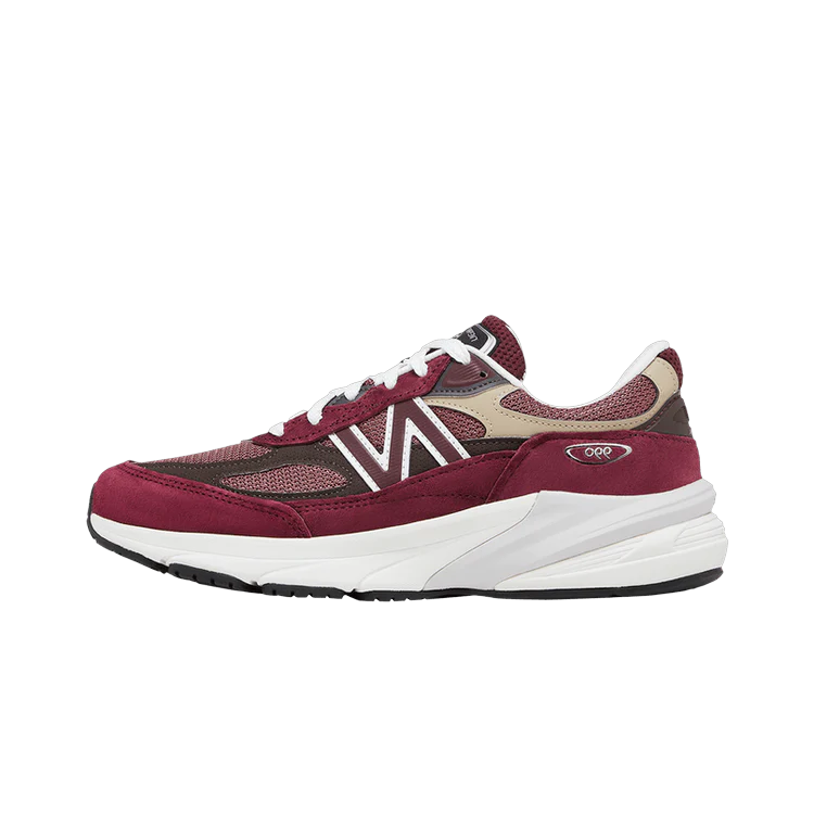 New Balance 990v6 MiUSA Teddy Santis Burgundy Tan, Burgundy/Tan (U990BT6)