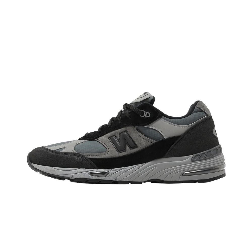 New Balance 991v1 MiUK Urban Winter Pack Black, Black/Turbulence/Monument (M991WTR)