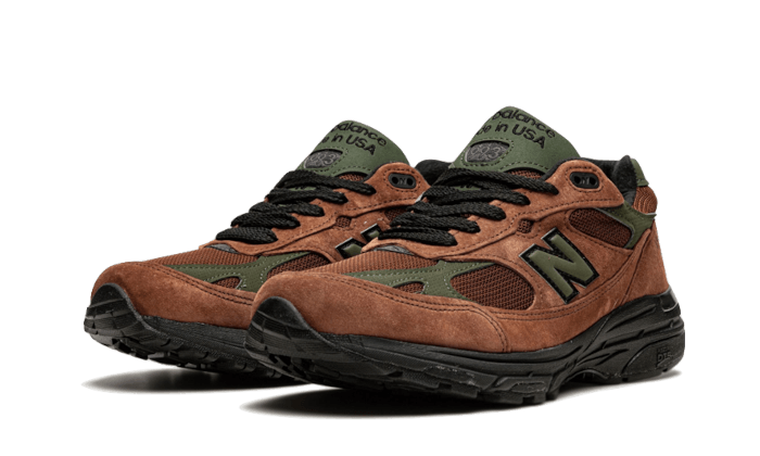 New Balance 993 Aime Leon Dore Brown, Brown/Green (MR993ALD)