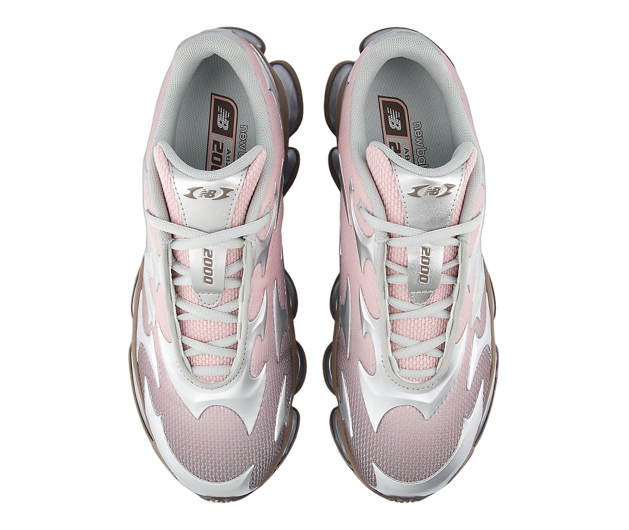 New Balance Abzorb 2000 Silver Metallic Orb Pink Cortado