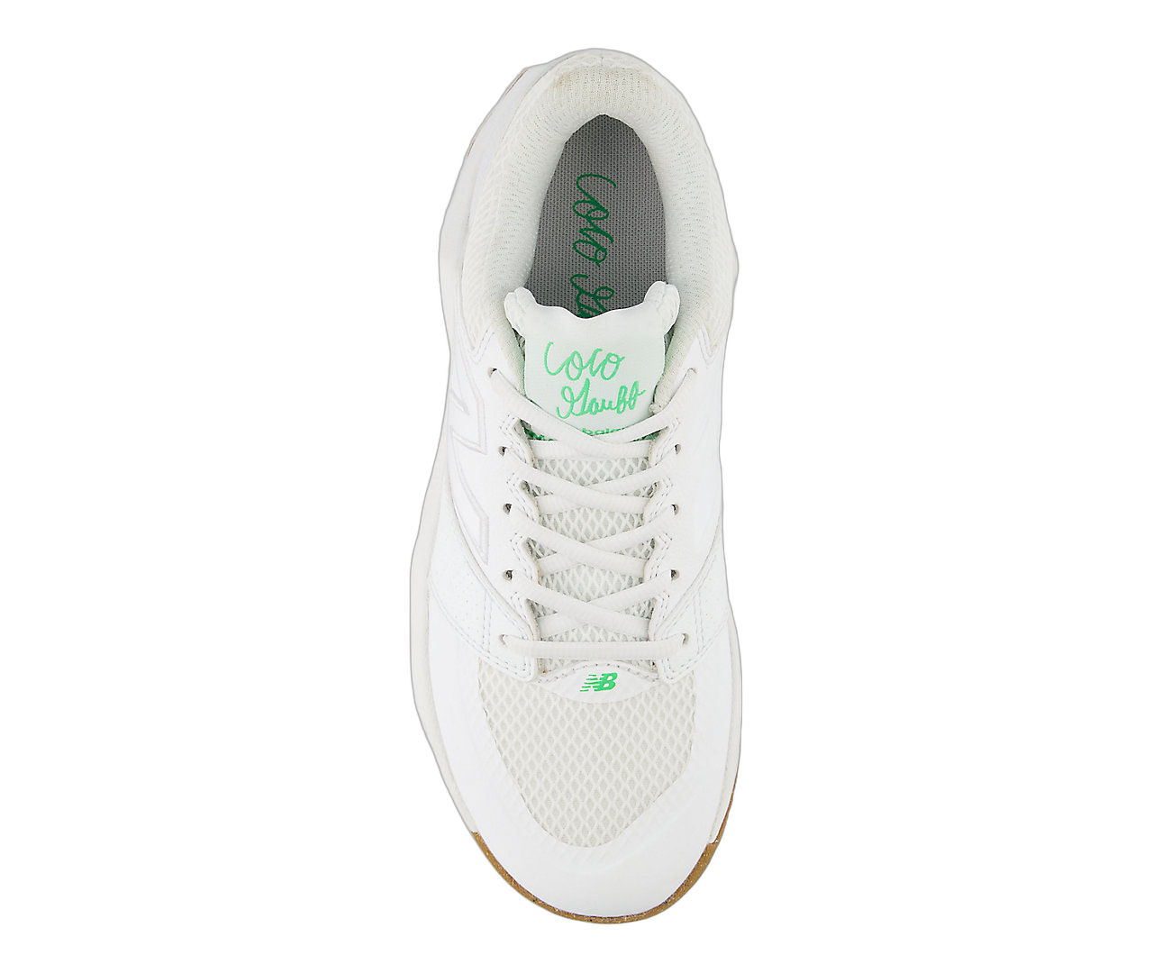 New Balance Coco Delray White Green Apple