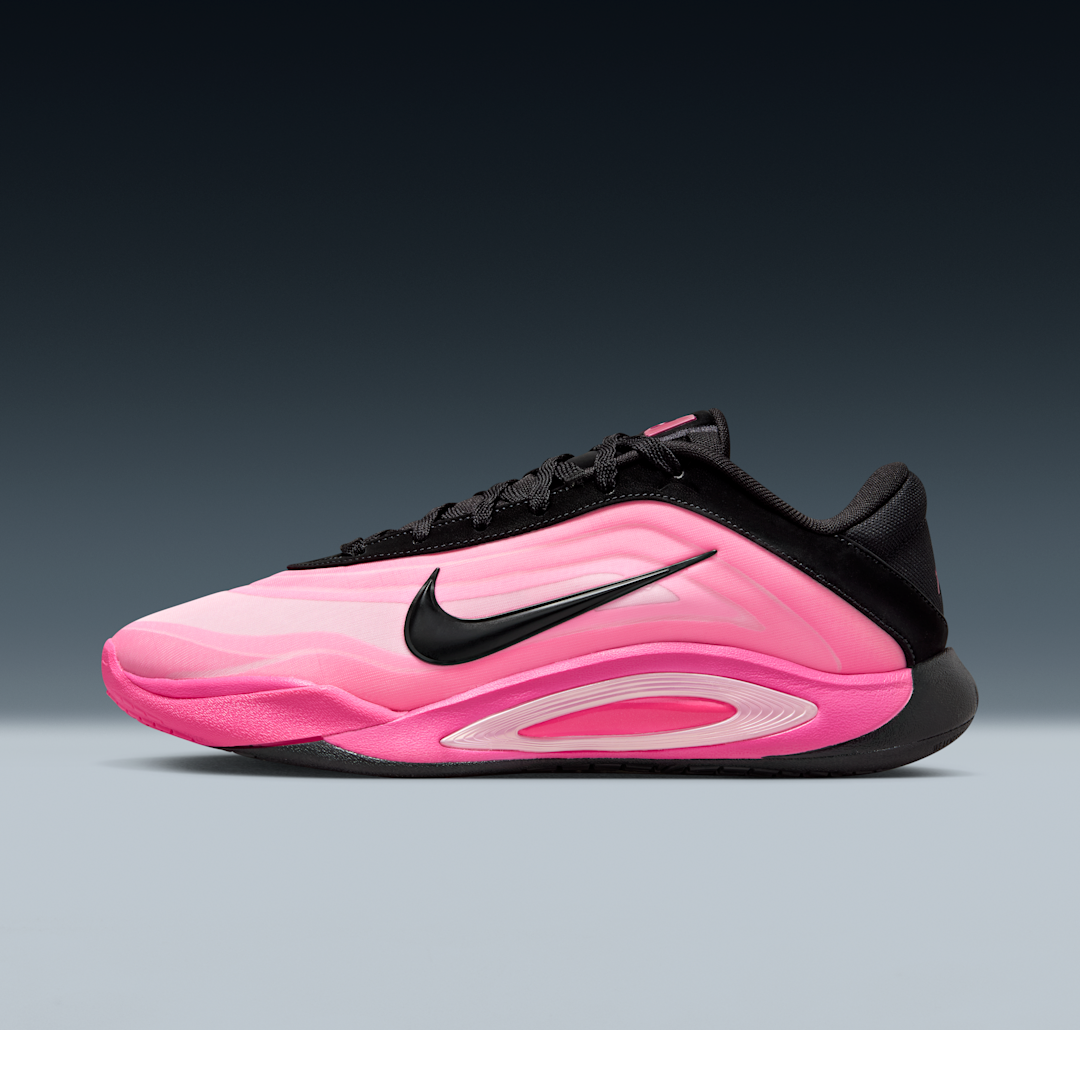 Nike A'ja Wilson A'One Leo Lights, Black/Hyper Pink/Laser Pink/Pink Foam (FZ8605-001 / FZ8606-001)