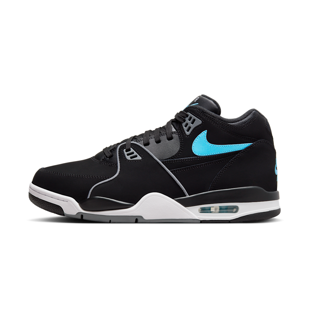 Nike Air Flight '89 Black Noise Aqua, Black/Black/Noise Aqua/White/Light Smoke Grey (HF0102-001)