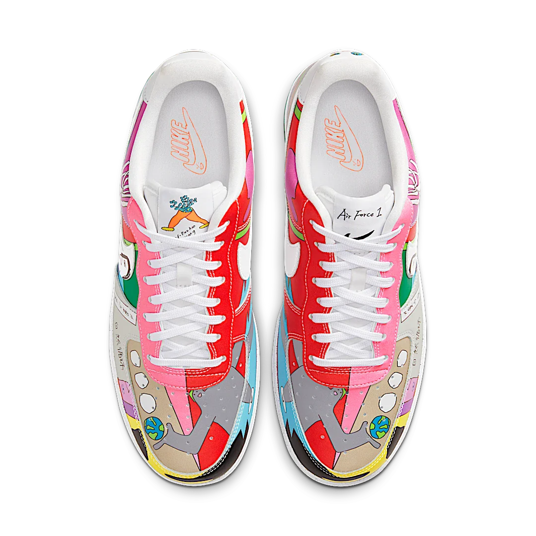 Nike Air Force 1 Flyleather Ruohan Wang, Multi-Color/Multi-Color (CZ3990-900)