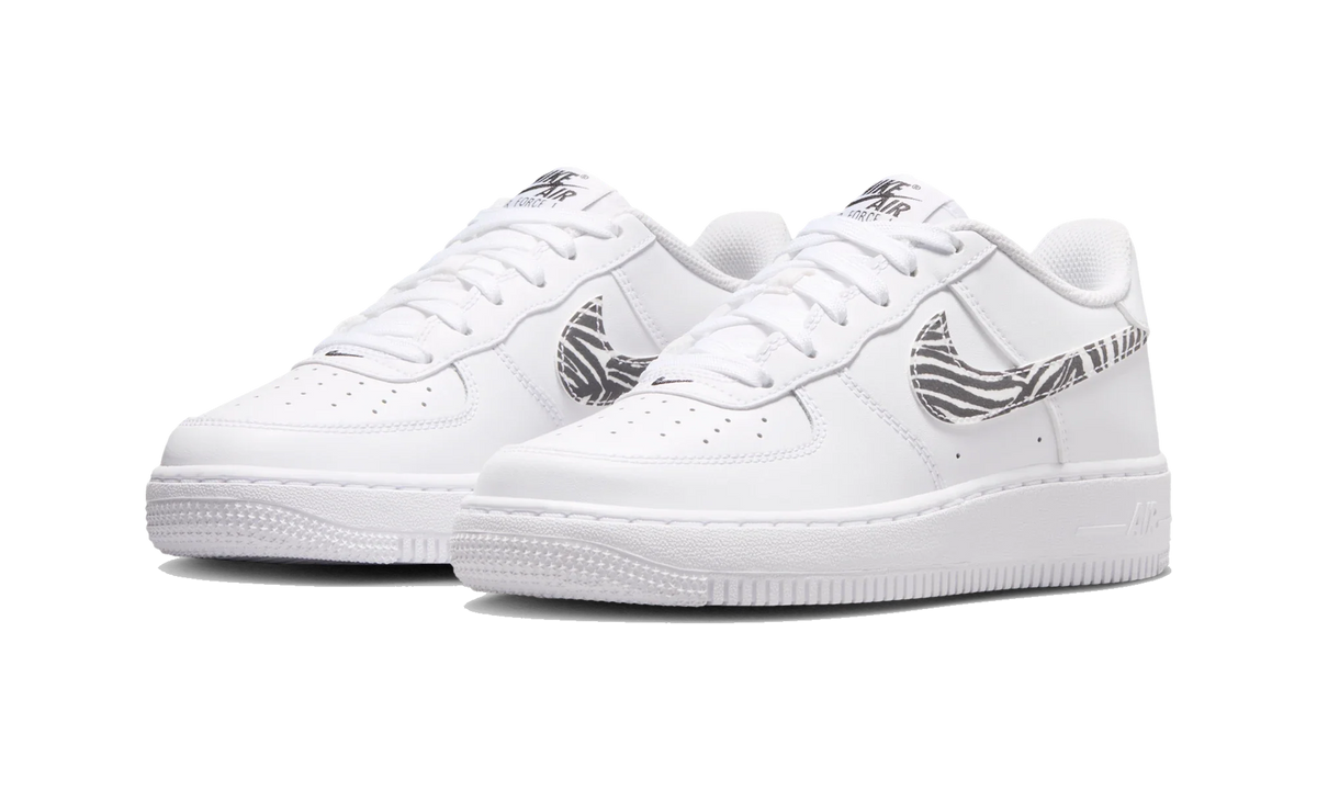 Nike Air Force 1 GS Zebra Swoosh
