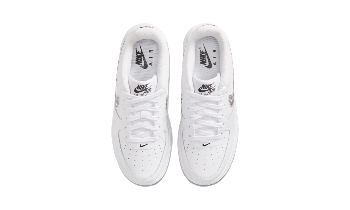 Nike Air Force 1 GS Zebra Swoosh