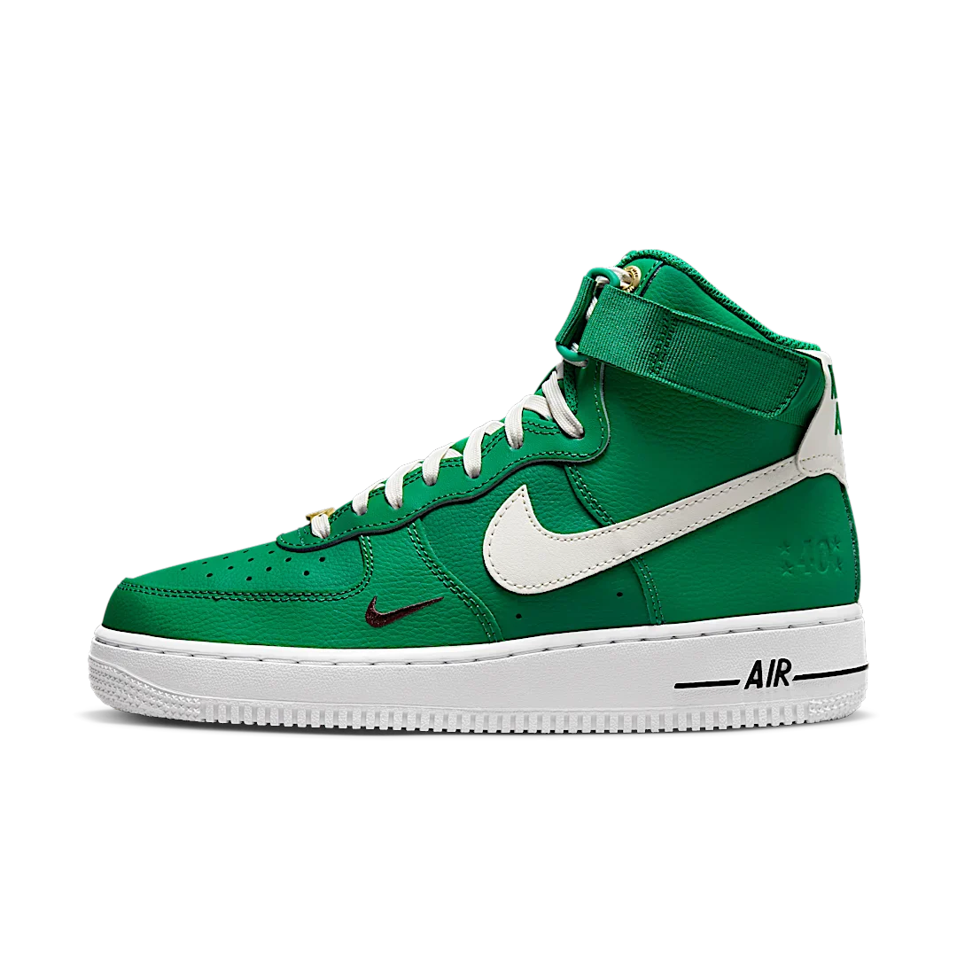 Nike Air Force 1 High 40th Anniversary Malachite, Malachite/Sail/Metallic Gold/Brown Basalt (DQ7584-300)