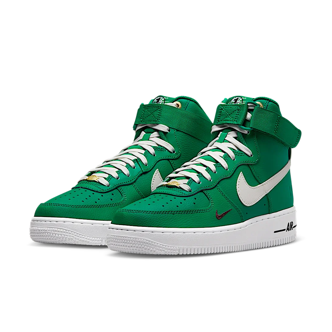 Nike Air Force 1 High 40th Anniversary Malachite, Malachite/Sail/Metallic Gold/Brown Basalt (DQ7584-300)