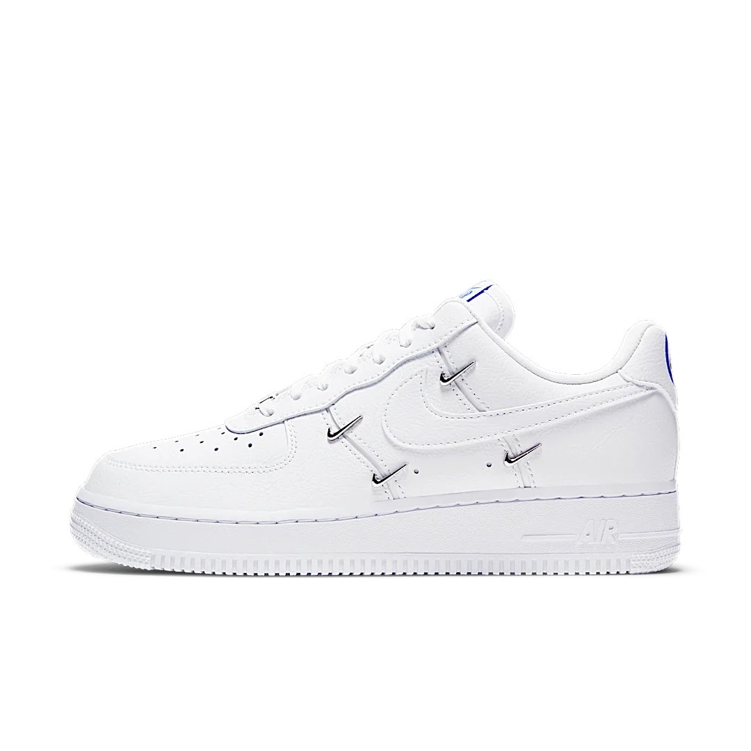 Nike Air Force 1 LX White, White/Hyper Royal-Black-White (CT1990-100)