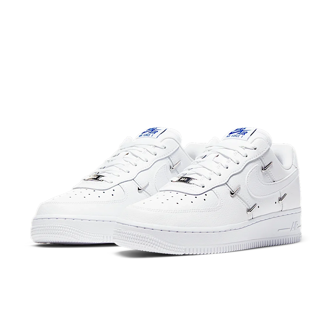 Nike Air Force 1 LX White, White/Hyper Royal-Black-White (CT1990-100)