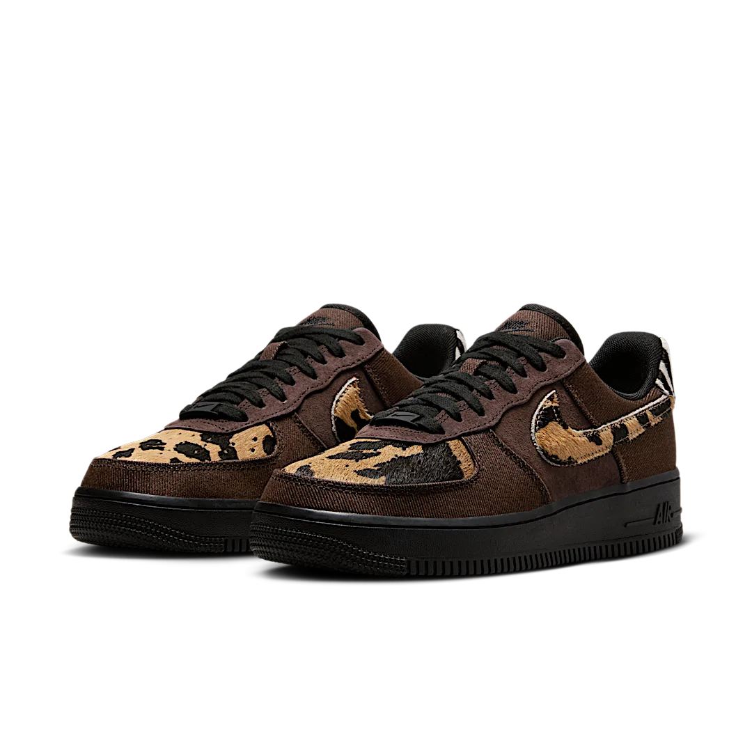 Nike Air Force 1 Low Animal Print, Brown/Black/Tan (HV6356-200)