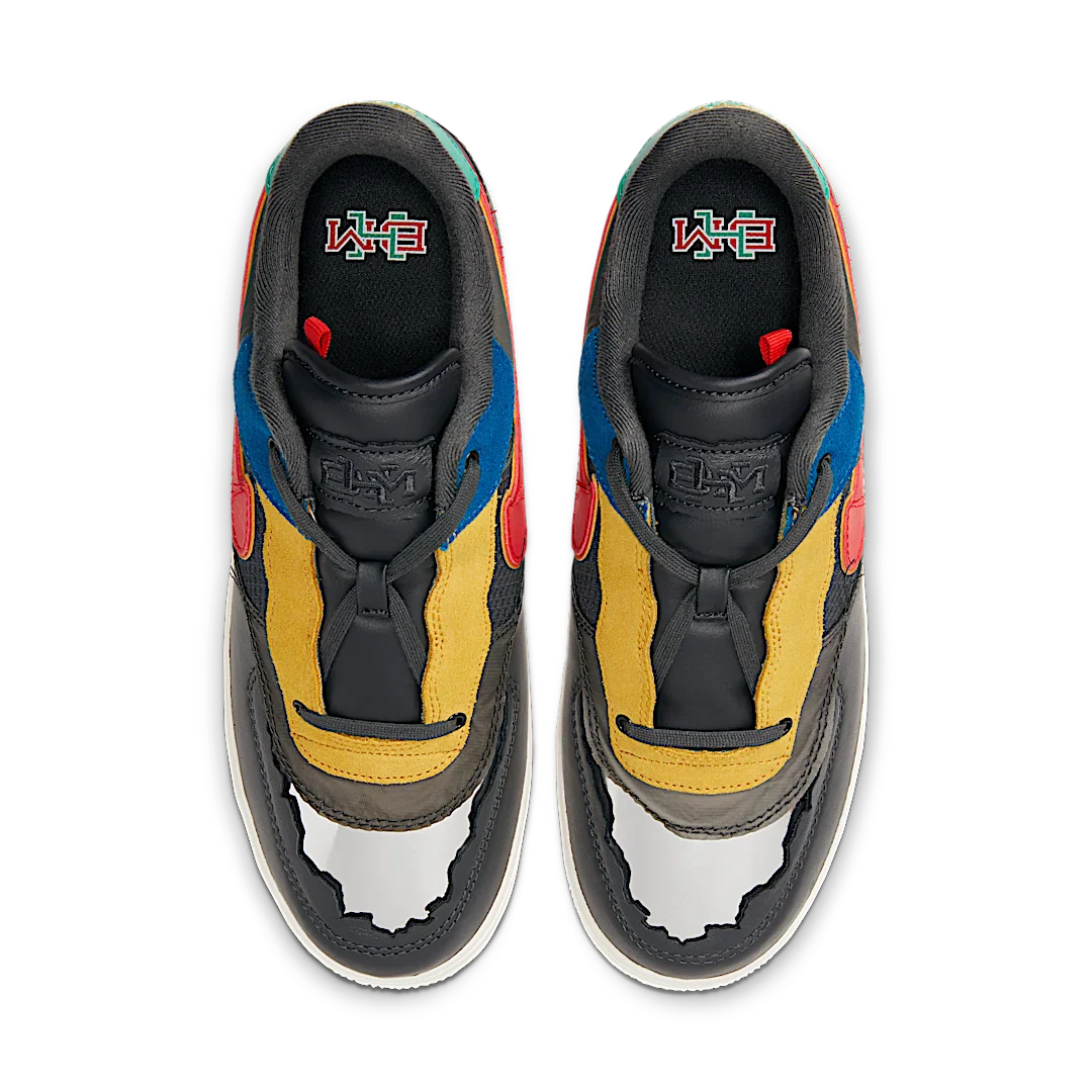 Nike Air Force 1 Low BHM (2020), Dark Smoke Grey/Track Red-Dark Smoke Grey (CT5534-001)