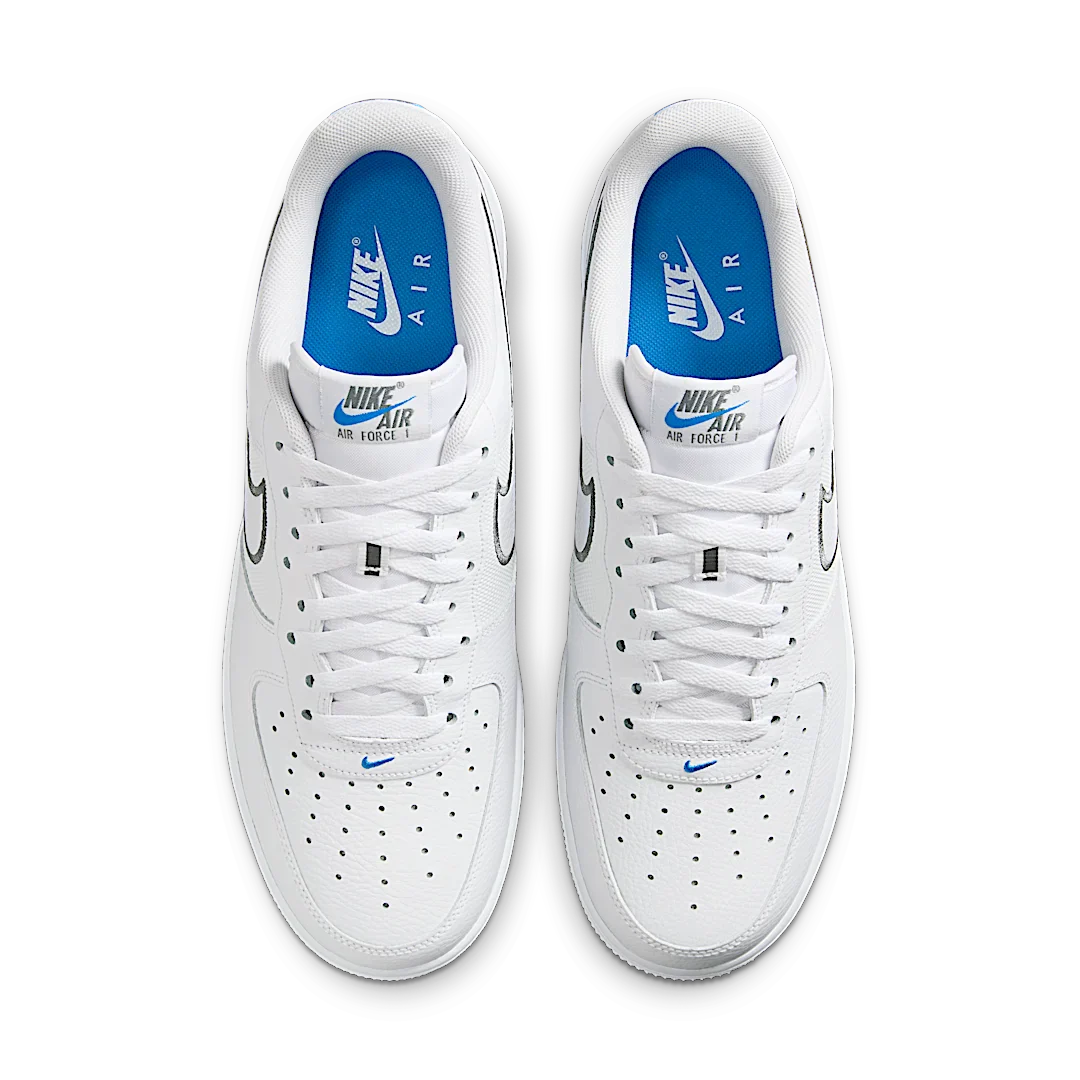 Nike Air Force 1 Low Cool Grey Photo Blue, White/Cool Grey/Light Photo Blue (IB7677-100)