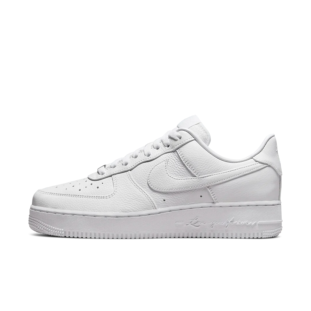 Nike Air Force 1 Low Drake NOCTA Certified Lover Boy, White/White-Cobalt Tint-White (CZ8065-100)