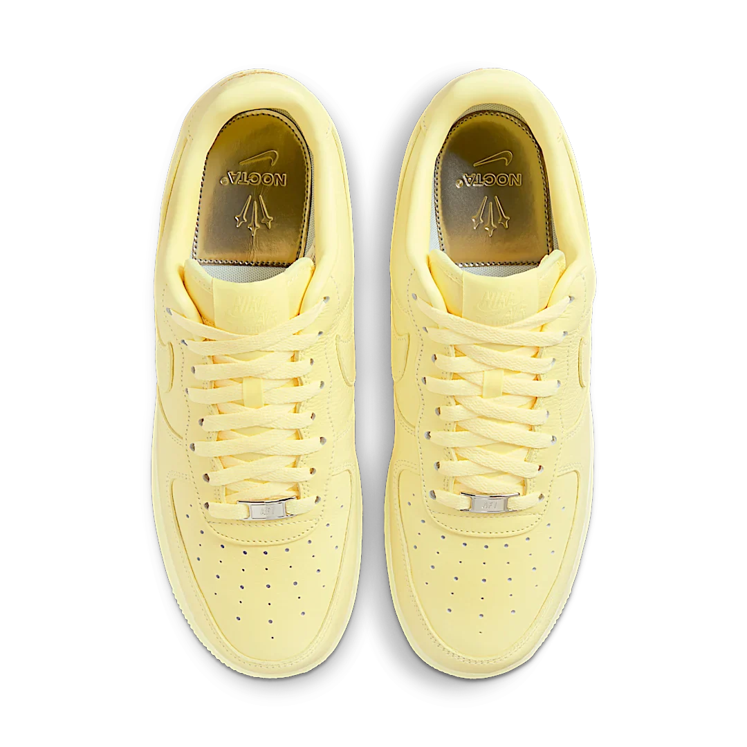 Nike Air Force 1 Low Drake NOCTA Certified Lover Boy Citron Tint, Citron Tint/Cobalt Tint/Metallic Silver (CZ8065-800)