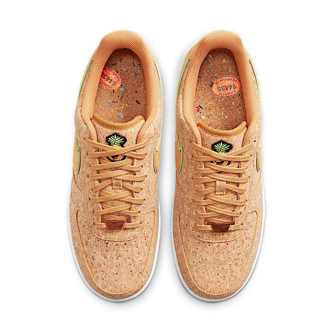 Nike Air Force 1 Low Happy Pineapple, Multi-Color/Metallic Gold-Flux-Lime Glow (DJ2536-900)