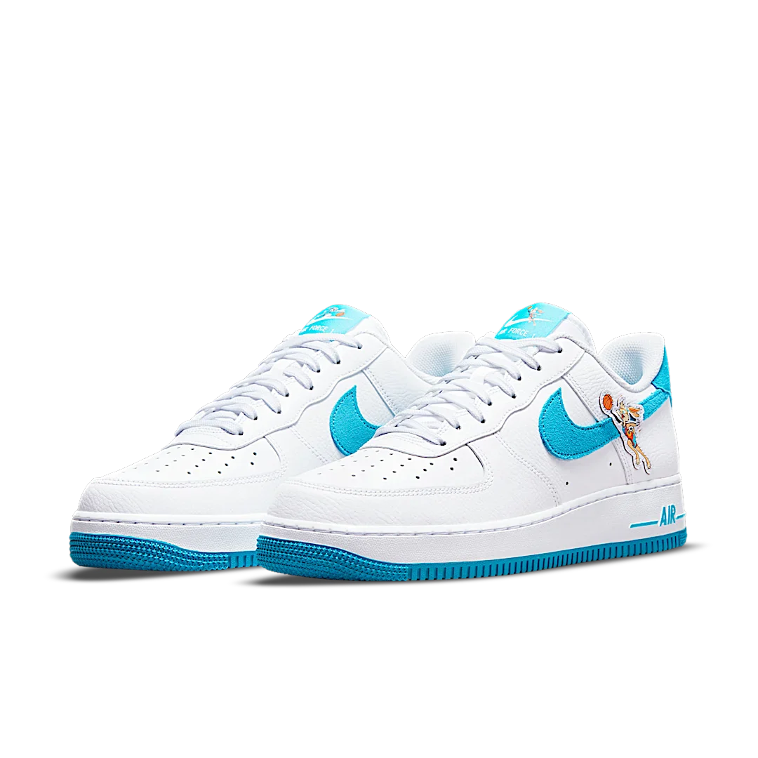 Nike Air Force 1 Low Hare Space Jam, White/Light Blue Fury-White (DJ7998-100)