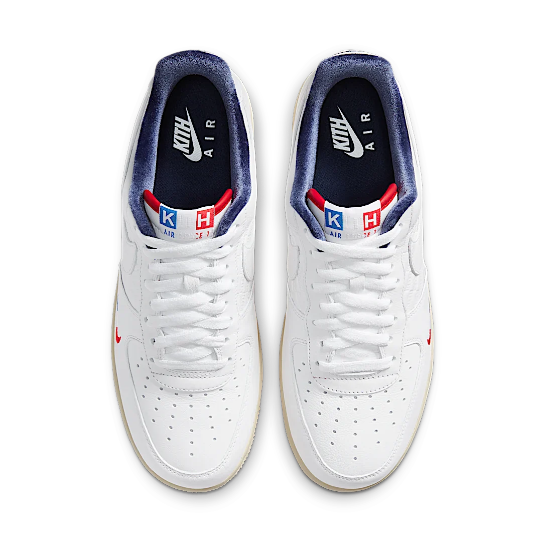 Nike Air Force 1 Low Kith Paris, White/Red-Navy (CZ7927-100)