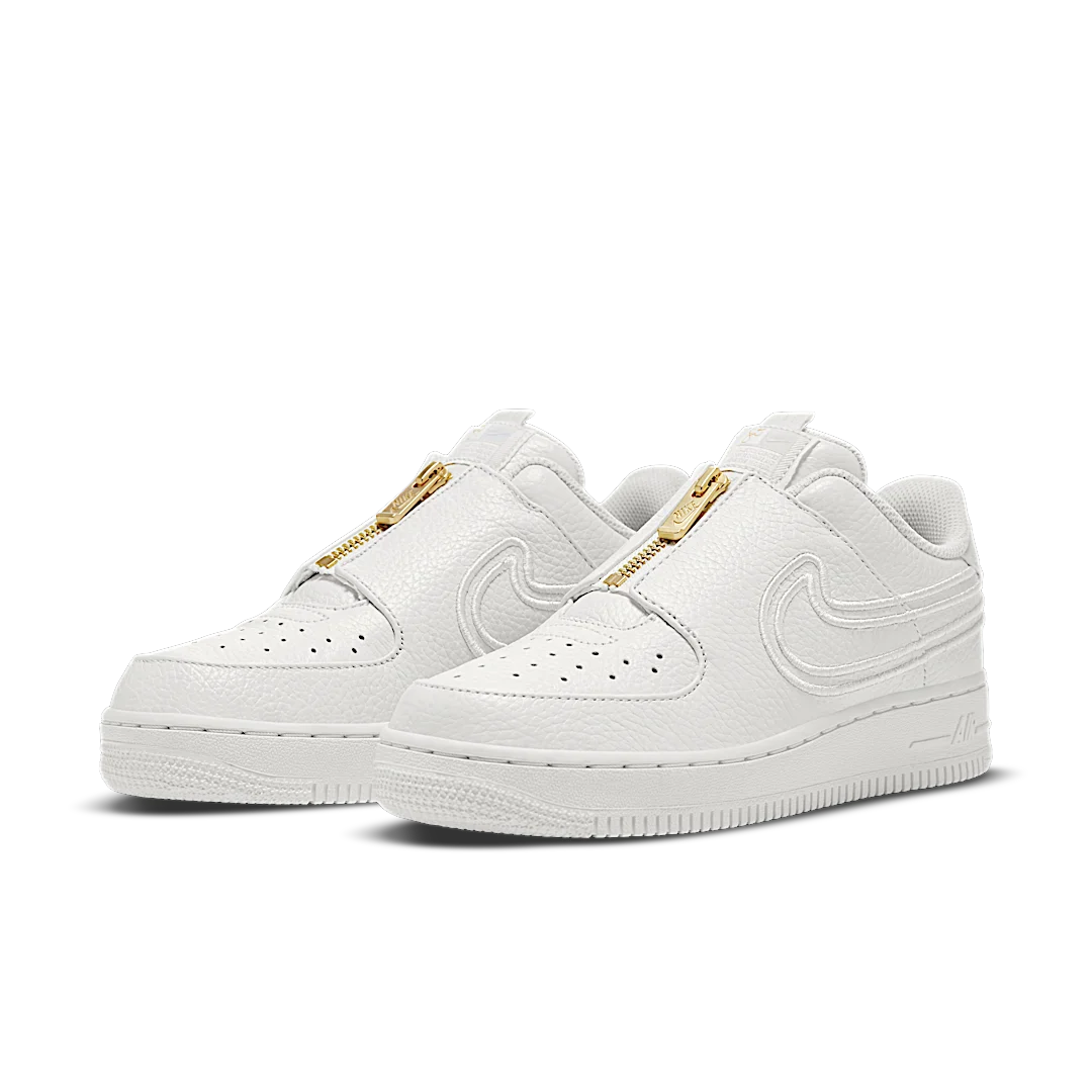 Nike Air Force 1 Low LXX Zip Serena Williams Summit White, Summit White/Summit White-Cave Purple-Metallic Gold (DM5036-100)