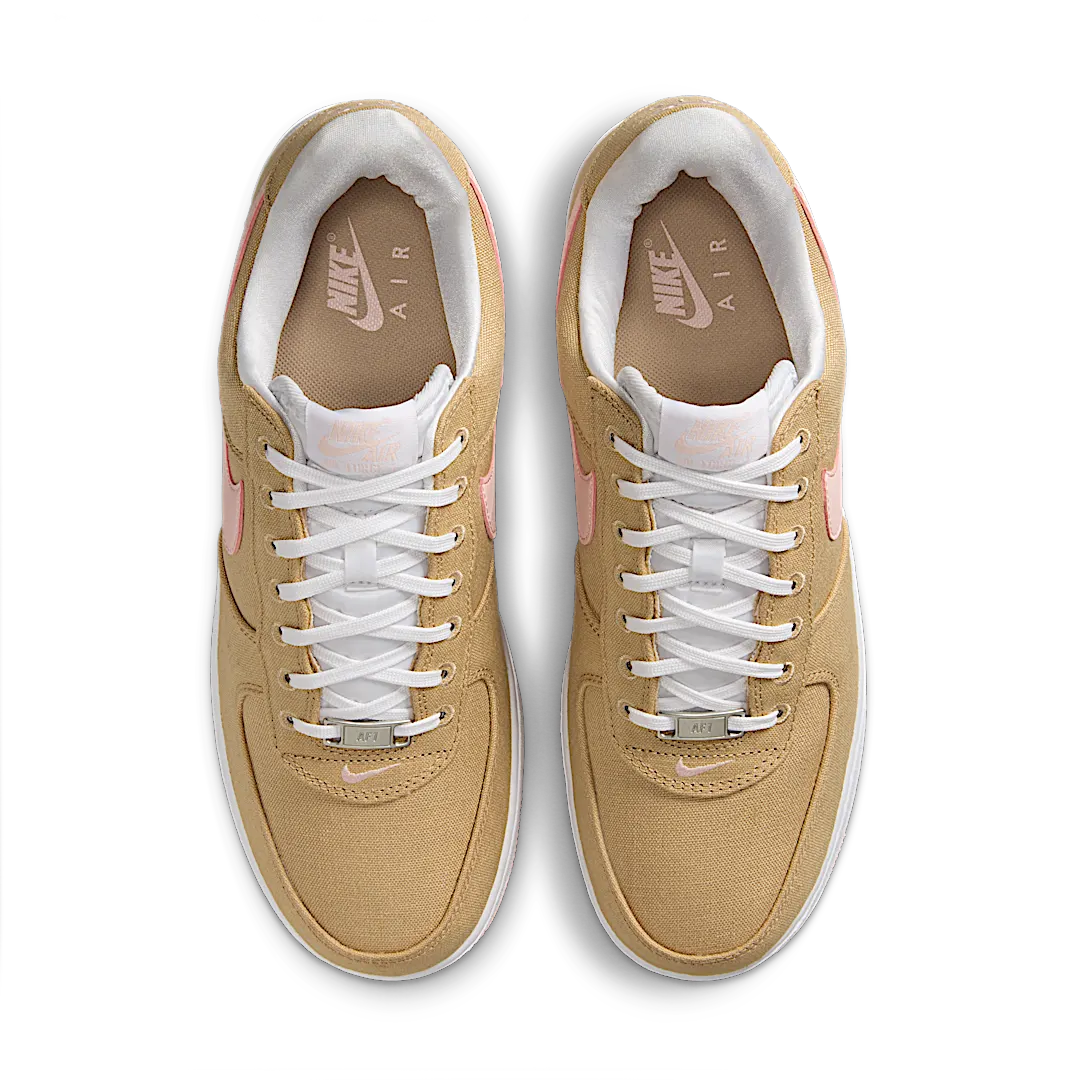 Nike Air Force 1 Low Linen Canvas, Linen/White/Atmosphere (HV2021-200)