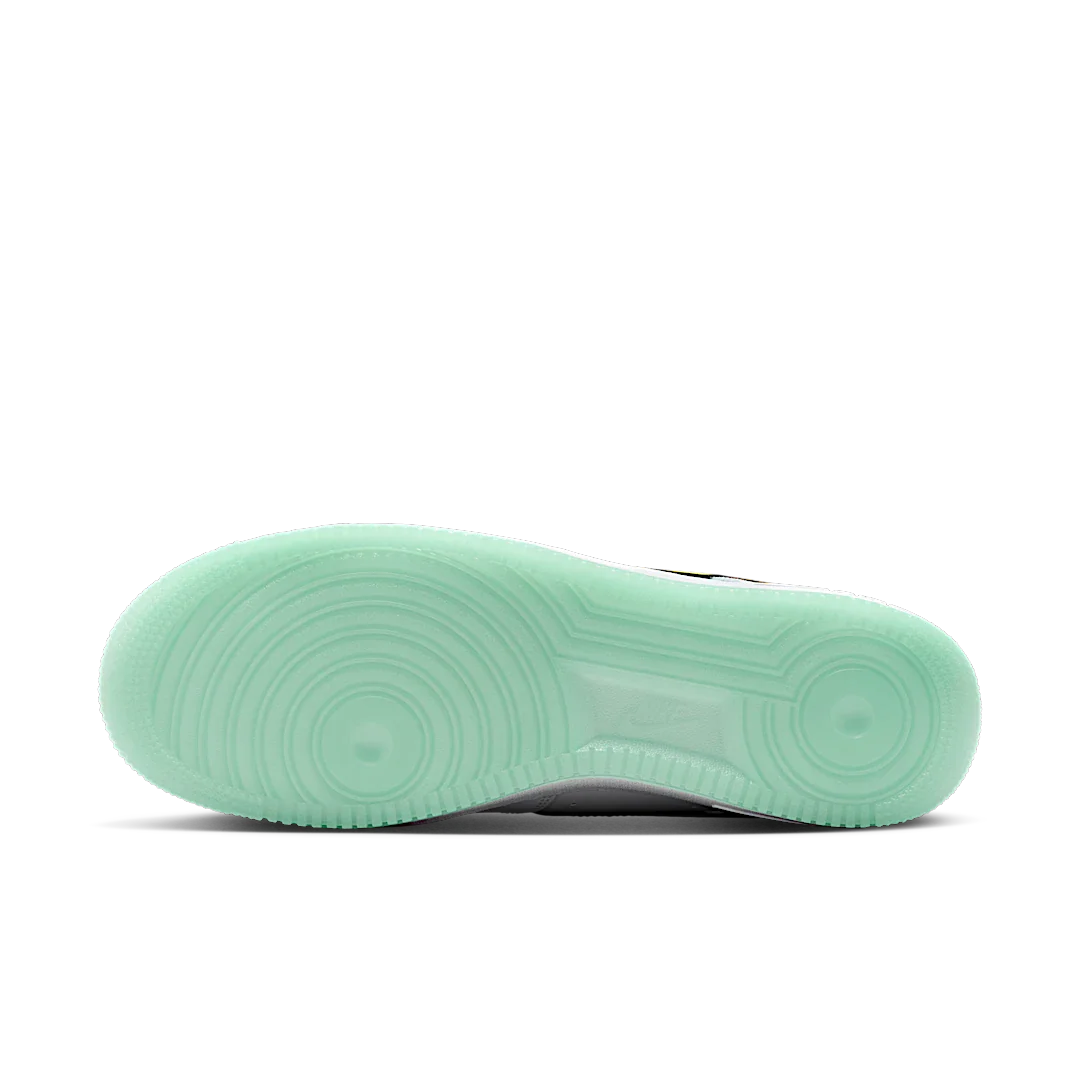 Nike Air Force 1 Low NY vs. NY White Crimson Pulse, White/Crimson Pulse/Green Glow/Light Laser Orange/Black/Metallic Silver (IH4962-100)