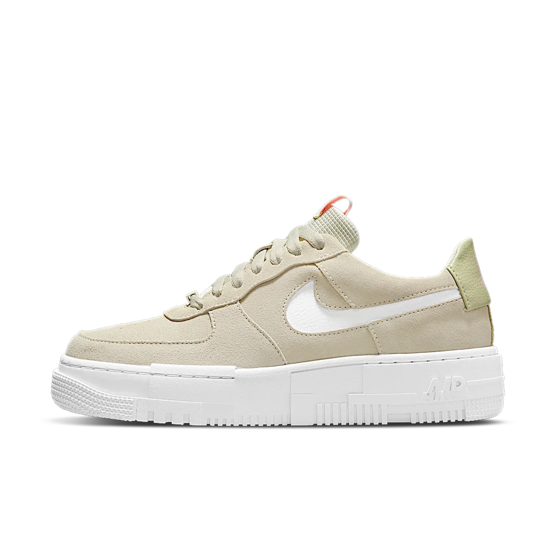 Nike Air Force 1 Low Pixel Olive Aura, White/Sea Glass-Arctic Punch-Olive Aura (DM3014-100)