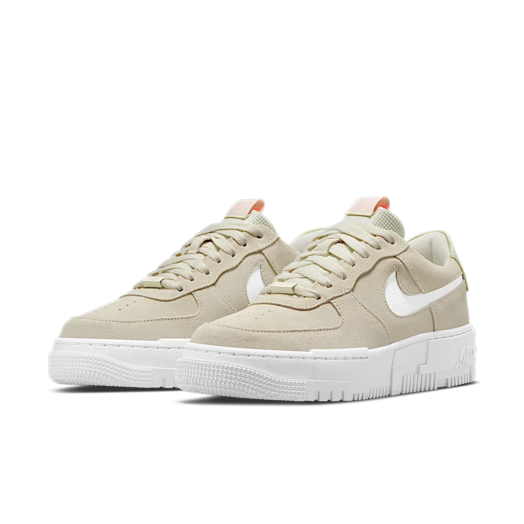 Nike Air Force 1 Low Pixel Olive Aura, White/Sea Glass-Arctic Punch-Olive Aura (DM3014-100)