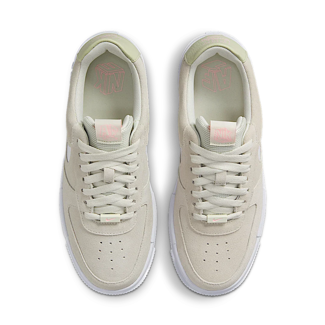 Nike Air Force 1 Low Pixel Olive Aura, White/Sea Glass-Arctic Punch-Olive Aura (DM3014-100)