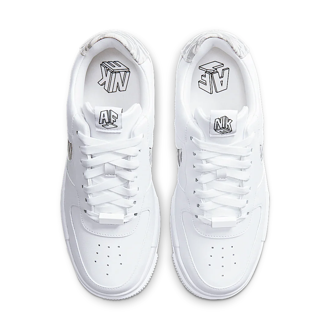 Nike Air Force 1 Low Pixel SE White Zebra, White/Particle Grey-Summit White (DH9632-100)