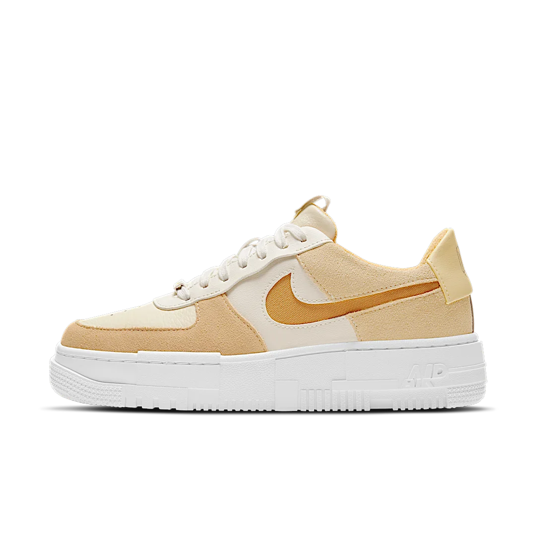 Nike Air Force 1 Low Pixel Sail Coconut Milk, Sail/Bucktan-Coconut Milk-Lemon Drop (DH3856-100)